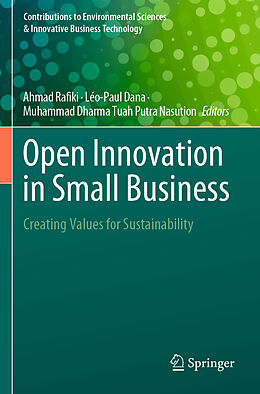 Couverture cartonnée Open Innovation in Small Business de 