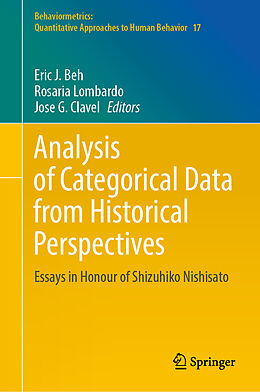 Livre Relié Analysis of Categorical Data from Historical Perspectives de 