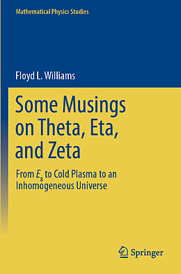 Couverture cartonnée Some Musings on Theta, Eta, and Zeta de Floyd L. Williams