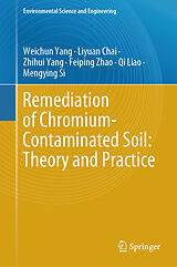 eBook (pdf) Remediation of Chromium-Contaminated Soil:  Theory and Practice  de Weichun Yang, Liyuan Chai, Zhihui Yang