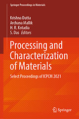 eBook (pdf) Processing and Characterization of Materials de 