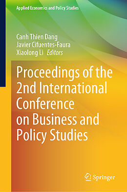 Livre Relié Proceedings of the 2nd International Conference on Business and Policy Studies de 