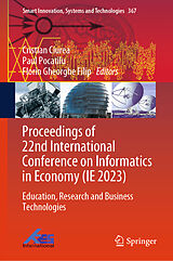 eBook (pdf) Proceedings of 22nd International Conference on Informatics in Economy (IE 2023) de 