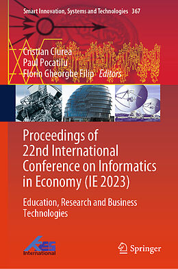 eBook (pdf) Proceedings of 22nd International Conference on Informatics in Economy (IE 2023) de 