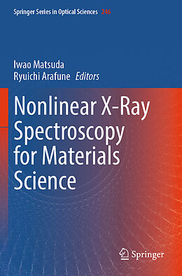 Couverture cartonnée Nonlinear X-Ray Spectroscopy for Materials Science de 