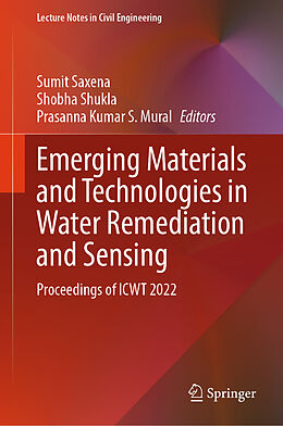 Livre Relié Emerging Materials and Technologies in Water Remediation and Sensing de 