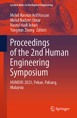 Couverture cartonnée Proceedings of the 2nd Human Engineering Symposium de 