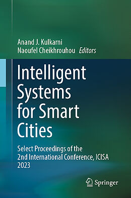 Couverture cartonnée Intelligent Systems for Smart Cities de 