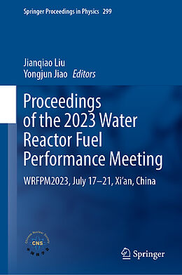 Livre Relié Proceedings of the 2023 Water Reactor Fuel Performance Meeting de 