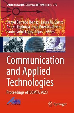 Couverture cartonnée Communication and Applied Technologies de 