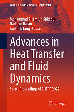 Couverture cartonnée Advances in Heat Transfer and Fluid Dynamics de 