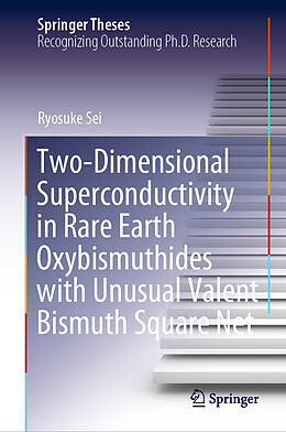 Livre Relié Two-Dimensional Superconductivity in Rare Earth Oxybismuthides with Unusual Valent Bismuth Square Net de Ryosuke Sei