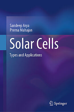 Livre Relié Solar Cells de Prerna Mahajan, Sandeep Arya