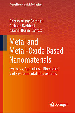 Livre Relié Metal and Metal-Oxide Based Nanomaterials de 