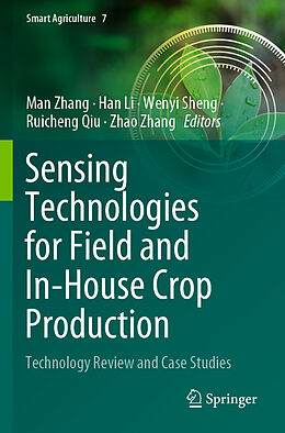 Couverture cartonnée Sensing Technologies for Field and In-House Crop Production de 