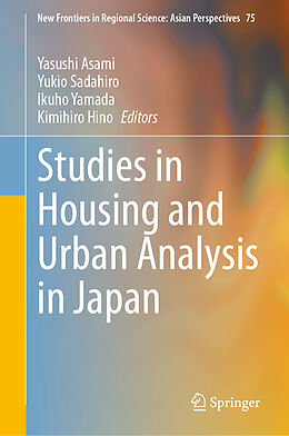 Livre Relié Studies in Housing and Urban Analysis in Japan de 