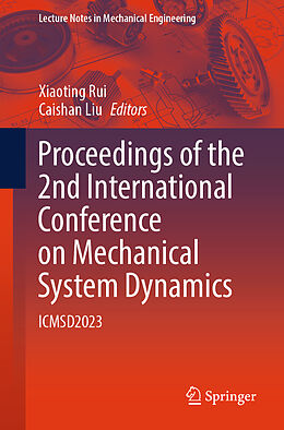 Couverture cartonnée Proceedings of the 2nd International Conference on Mechanical System Dynamics de 