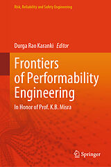 Livre Relié Frontiers of Performability Engineering de 