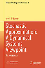 Livre Relié Stochastic Approximation: A Dynamical Systems Viewpoint de Vivek S. Borkar