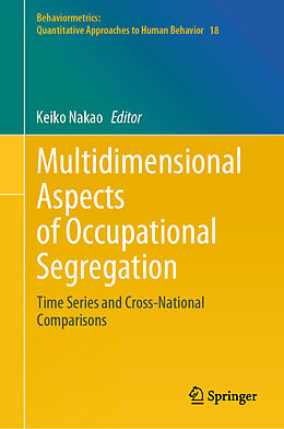 Livre Relié Multidimensional Aspects of Occupational Segregation de 