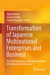 eBook (pdf) Transformation of Japanese Multinational Enterprises and Business de 