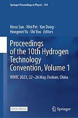 Fester Einband Proceedings of the 10th Hydrogen Technology Convention, Volume 1 von 