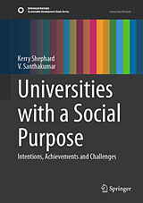 eBook (pdf) Universities with a Social Purpose de Kerry Shephard, V. Santhakumar