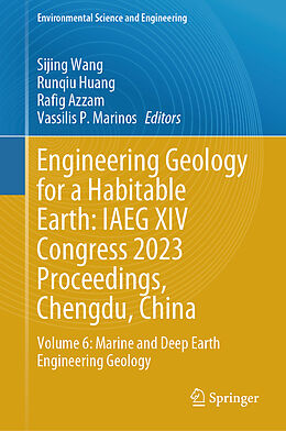 Livre Relié Engineering Geology for a Habitable Earth: IAEG XIV Congress 2023 Proceedings, Chengdu, China de 