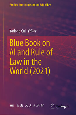 Livre Relié Blue Book on AI and Rule of Law in the World (2021) de 