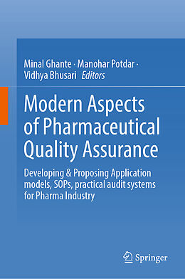 Livre Relié Modern Aspects of Pharmaceutical Quality Assurance de 