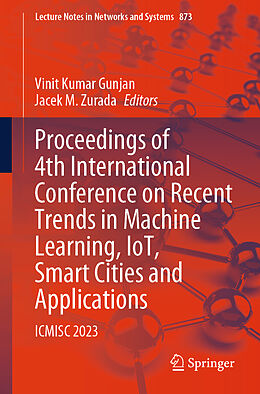 Couverture cartonnée Proceedings of 4th International Conference on Recent Trends in Machine Learning, IoT, Smart Cities and Applications de 