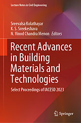 E-Book (pdf) Recent Advances in Building Materials and Technologies von 