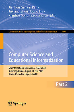 Couverture cartonnée Computer Science and Educational Informatization de 