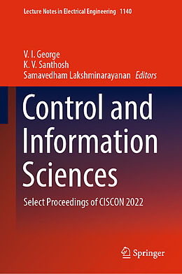 Livre Relié Control and Information Sciences de 