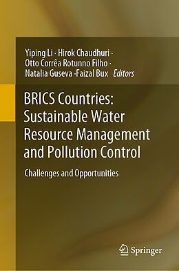 Livre Relié BRICS Countries: Sustainable Water Resource Management and Pollution Control de 