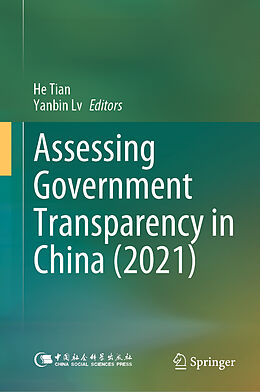 Livre Relié Assessing Government Transparency in China (2021) de 