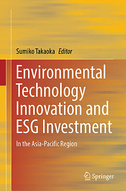 Livre Relié Environmental Technology Innovation and ESG Investment de 