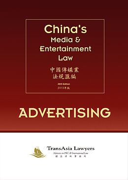 eBook (epub) China's Media & Entertainment Law: Advertising de TransAsia Lawyers
