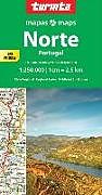 (Land)Karte Portugal North 1 : 250 000 von 