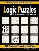 Kartonierter Einband Logic Puzzles & Brain Games for Adults von Khalid Alzamili