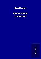 Kartonierter Einband Musik-Lexikon von Hugo Riemann