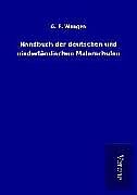 Kartonierter Einband Handbuch der deutschen und niederländischen Malerschulen von G. F. Waagen