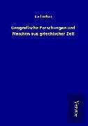 Fester Einband Geografische Forschungen und Märchen aus griechischer Zeit von Karl Urban
