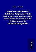 Fester Einband Allgemeine Geschichte der christlichen Religion und Kirche von August Neander