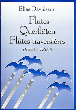 Elias Davidsson Notenblätter Duette und Trios für Querflöten