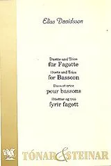 Elias Davidsson Notenblätter Duette und Trios für 2-3 Fagotte