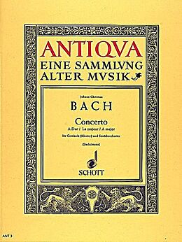 Johann Christian Bach Notenblätter Concerto A-Dur