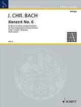 Johann Christian Bach Notenblätter Konzert No. 6 G-Dur