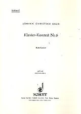 Johann Christian Bach Notenblätter Klavierkonzert Nr. 6 G-Dur