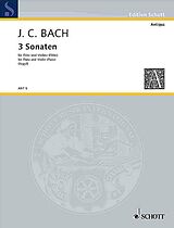 Johann Christian Bach Notenblätter 3 Sonaten